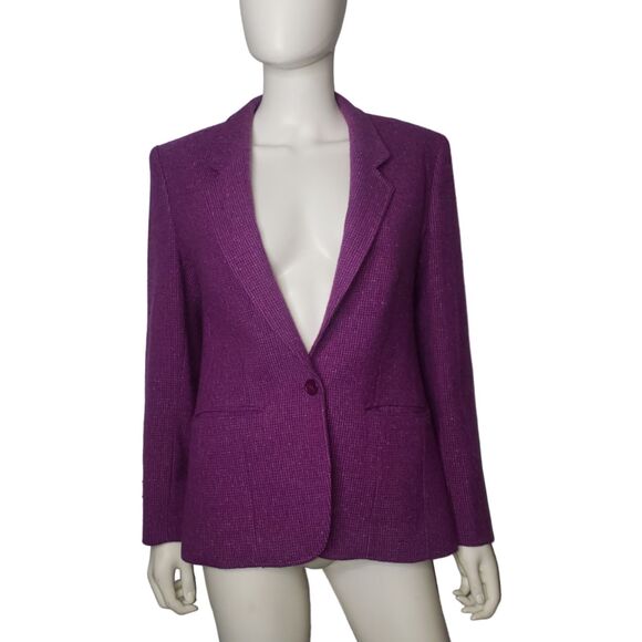 Pendleton Jackets & Blazers - Vintage PENDLETON  100% Pure Virgin Wool Made in USA Blazer Jacket Womens Size 8